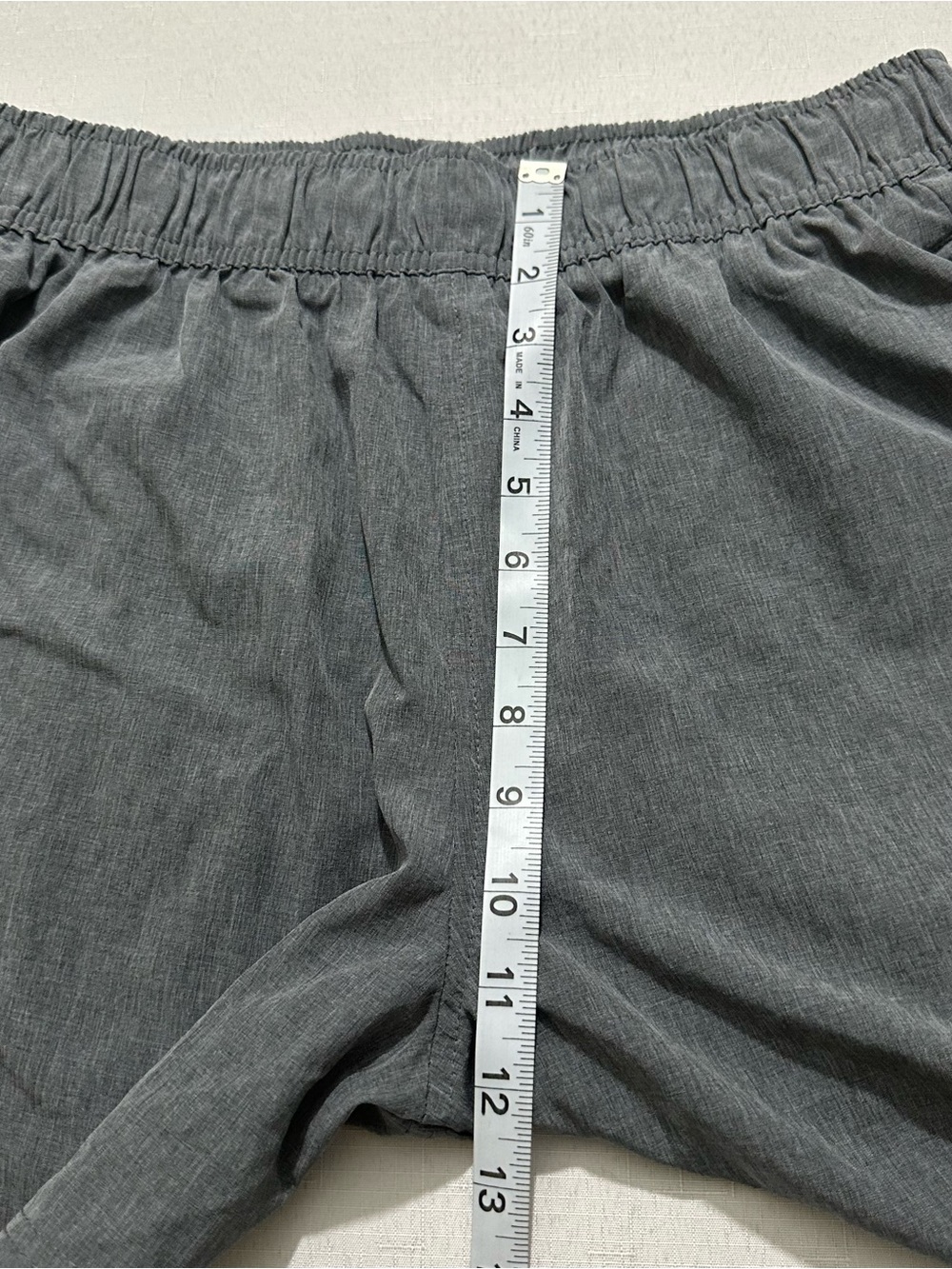 Mitre Men’s Gray Athletic Running Shorts Size Large L Lightweight - Picture 7 of 14